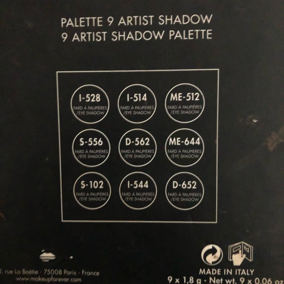 MUFE PALETTE 9 ARTIST SHADOW 1 - Picture 4 of 8